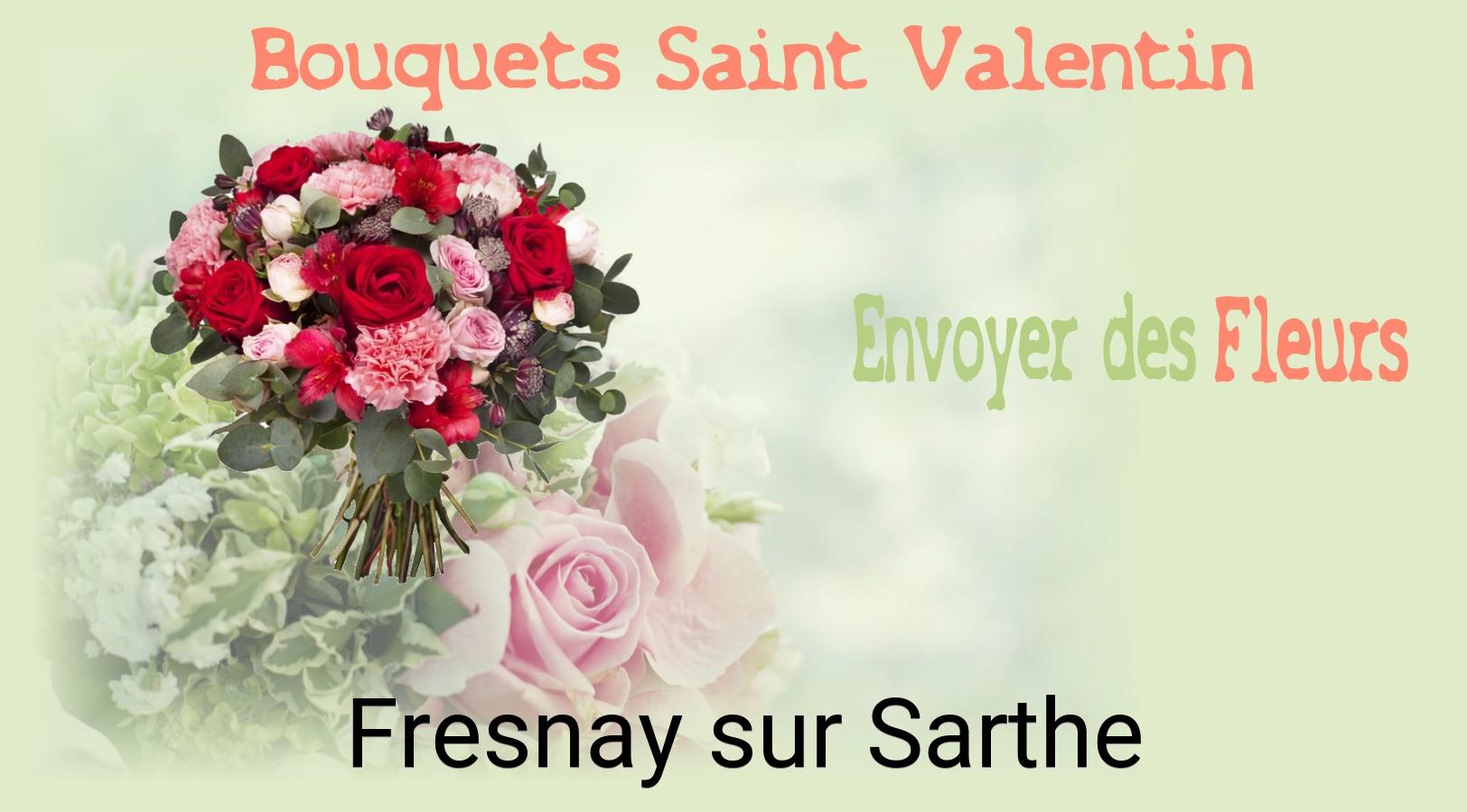 Roses de Saint-Valentin livrées à Fresnay-sur-Sarthe